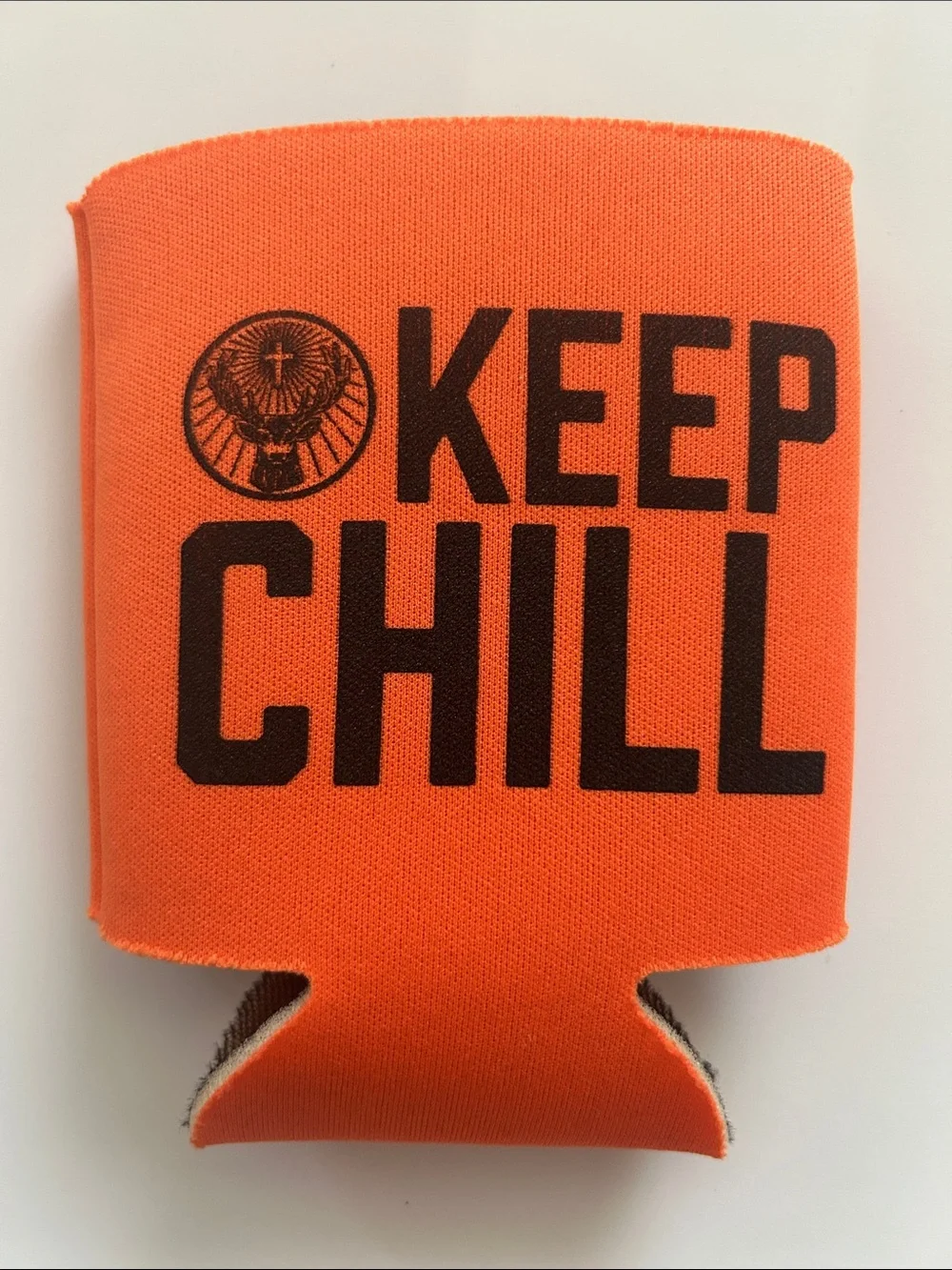 Jagermeister Keep Chill Orange Coozie Can Cooler Collector Barware
